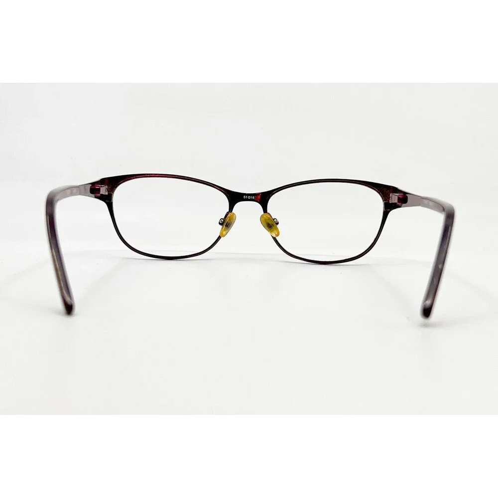 Bulova Eyeglasses Women Burgundy Alameda Marsala Embellished 51-16-135